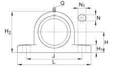 直立式軸承座單元 PASE35-TV-FA125.5, 塑料軸承座,帶偏心鎖圈的外球面球軸承,帶 Corrotect? 涂層,P型密封 直立式軸承座單元 PASE35-TV-FA125.5, 塑料軸承座,帶偏心鎖圈的外球面球軸承,帶 Corrotect? 涂層,P型密封