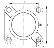 軸承座單元 RCJY50-TV-VA, 四孔塑料軸承座,內(nèi)圈帶平頭螺釘?shù)耐馇蛎媲蜉S承,耐腐蝕設(shè)計(jì),R 型密封 軸承座單元 RCJY50-TV-VA, 四孔塑料軸承座,內(nèi)圈帶平頭螺釘?shù)耐馇蛎媲蜉S承,耐腐蝕設(shè)計(jì),R 型密封