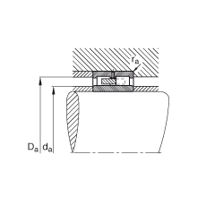 圓柱滾子軸承 NNU4921-S-M-P5-C3, 浮動軸承，雙列，可分離，帶保持架